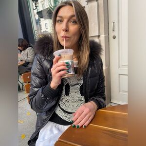 Queen of Sparkles Smiley Face Dress